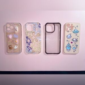 I PHONE 14 PRO MAX PHONE 4 CASES EXCELLENT CONDITIONS